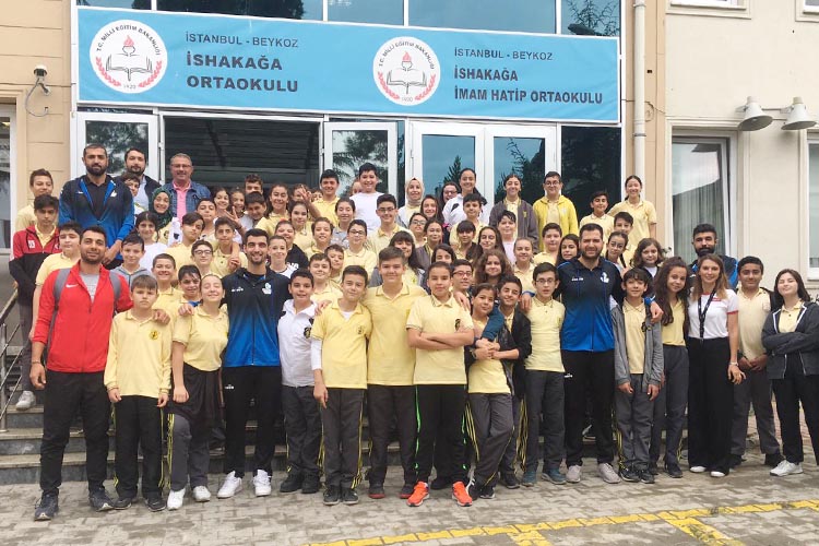 Beykoz Belediyespor'dan İshakağa'ya ziyaret