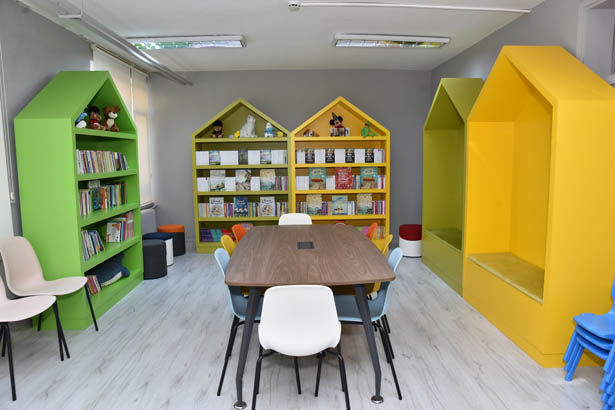 Beykoz Soğuksu İlkokulu'nda yeni kütüphane açıldı