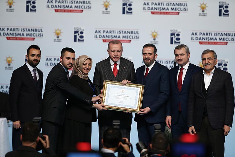 Cumhurbaşkanı Erdoğan’dan Beykoz’a üye ödülü