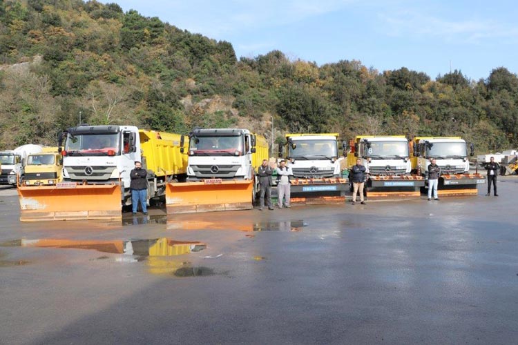Beykoz Belediyesi 2 bin ton tuz stokladı