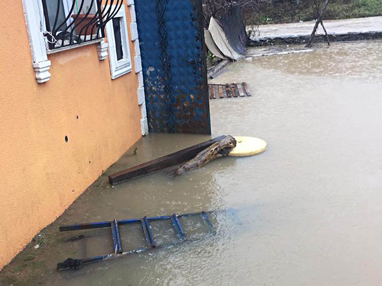 Beykoz'da yoğun yağmur ve fırtınanın bilançosu