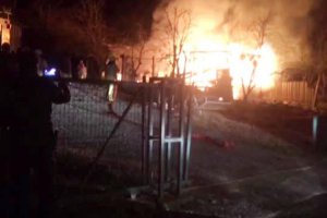 Mahmutşevketpaşa'da çiftlik yangını. Hayvanlar kurtarıldı