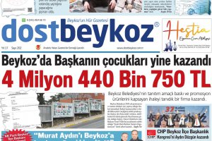 Dost Beykoz Gazetesi Ocak 2020... 202. Sayı