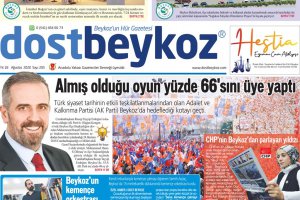 Dost Beykoz Gazetesi Ağustos 2020... 205. Sayı	