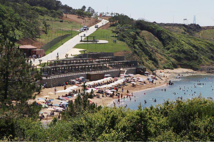 Beykoz Riva'da kadın plajı uygulaması sona erdi
