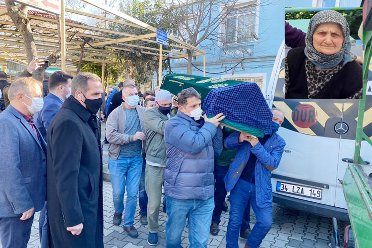 Beykoz'da koç saldırısına uğrayan kadın defnedildi