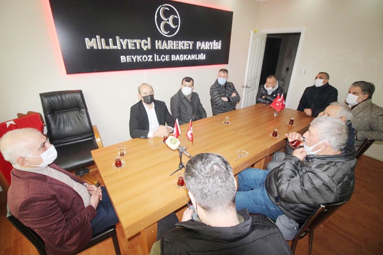 Beykoz Kulüpler Birliği’nden MHP Yönetimine ziyaret