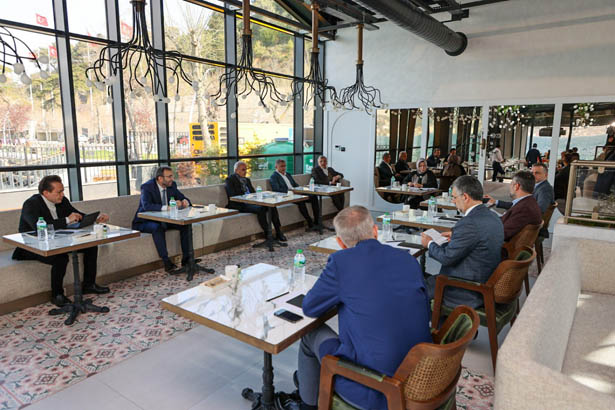 Başkanlar aylık toplantısını Beykoz'da yaptı