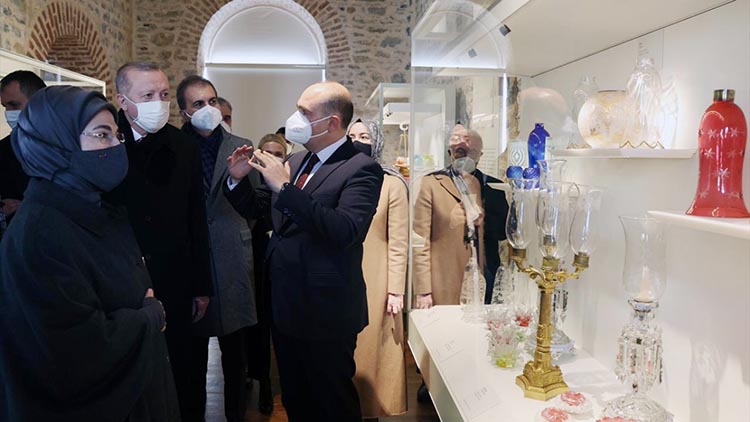 Cumhurbaşkanı Erdoğan Beykoz’da Cam Müzesi açtı