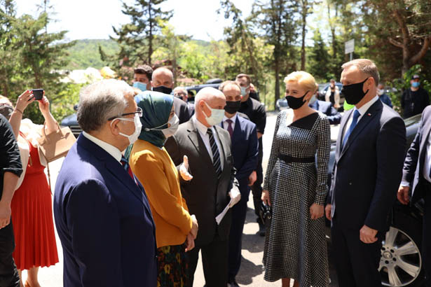 Polonya Cumhurbaşkanı Beykoz'u ziyaret etti
