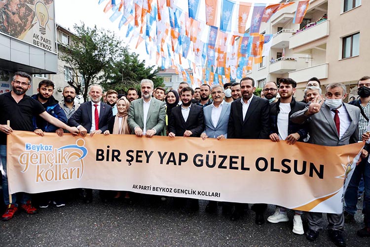 AK Parti İl Başkanı Beykoz’da coşkuyla karşılandı