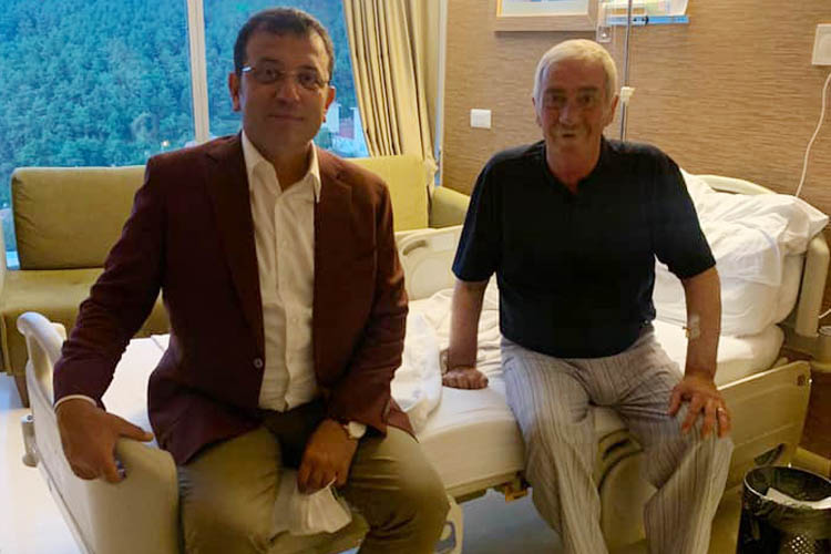 İBB Başkanı'ndan Beykoz'a hasta ziyareti