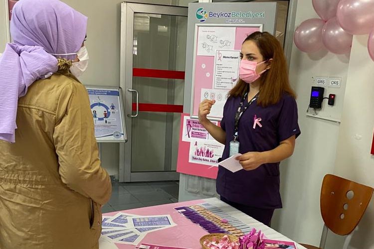 Beykoz Devlet Hastanesi’nde halk bilgilendiriliyor