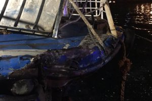 Beykoz’da gemiler çatıştı 2 yaralı