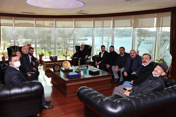 Beykoz Belediye Başkanı Aydın muhtarları ağırladı