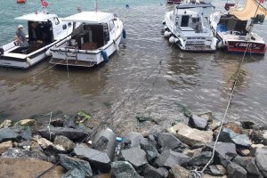 Beykoz sahilinde yine tekne krizi çıktı