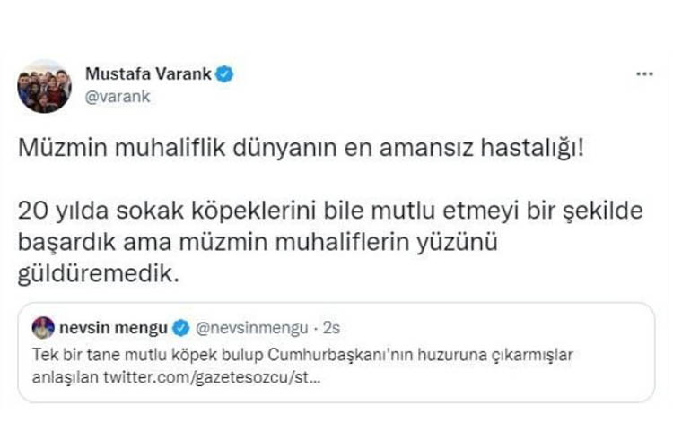 Bir Beykoz cevabı da Sanayi Bakanı Mustafa Varank'tan geldi