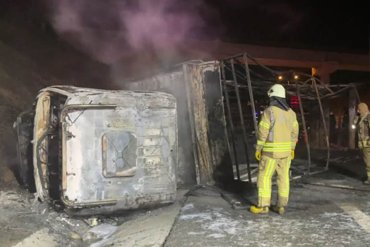 Beykoz'da kaza yaptı yanarak hayatını kaybetti