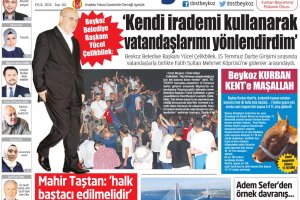 Dost Beykoz Gazetesi Eylül 2016... 161. Sayı
