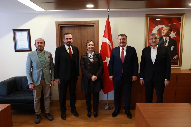 Beykoz’un yöneticileri Sağlık Bakanı Koca ile toplantı yaptı