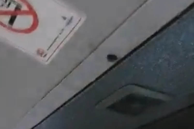 İETT'nin Beykoz Kadıköy otobüsünde tavan şikayeti