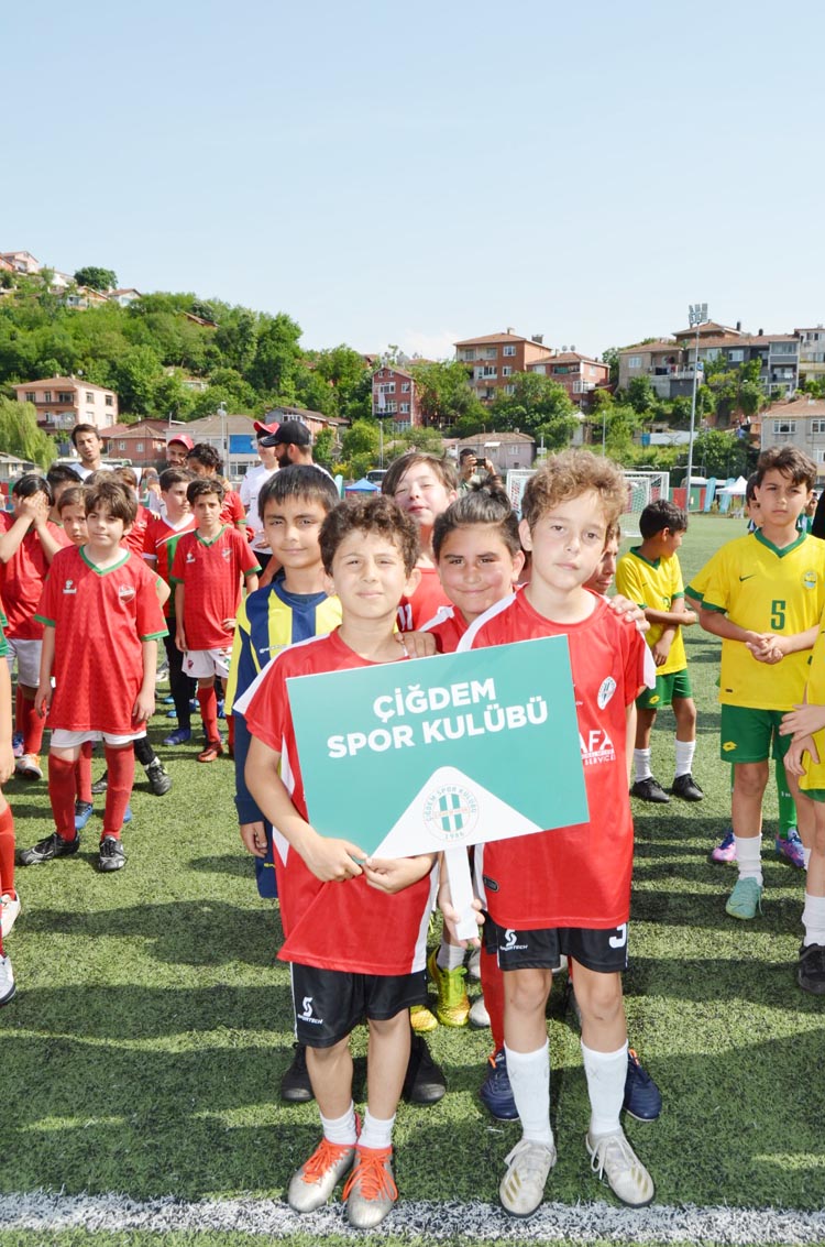 Beykoz gençlik festivalinde futbol şenliği