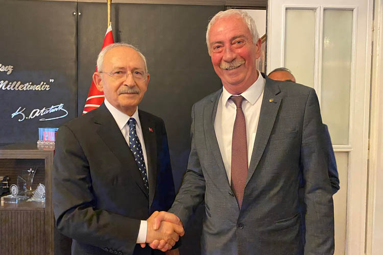 Beykoz İlçe Başkanı, Kemal Kılıçdaroğlu ile buluştu