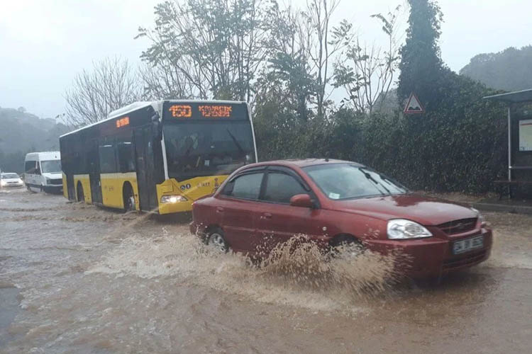 Beykoz'da metrekareye 25 kilogram yağış düştü