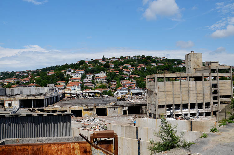 Beykoz Paşabahçe Cam Fabrikasının son hali görüntülendi