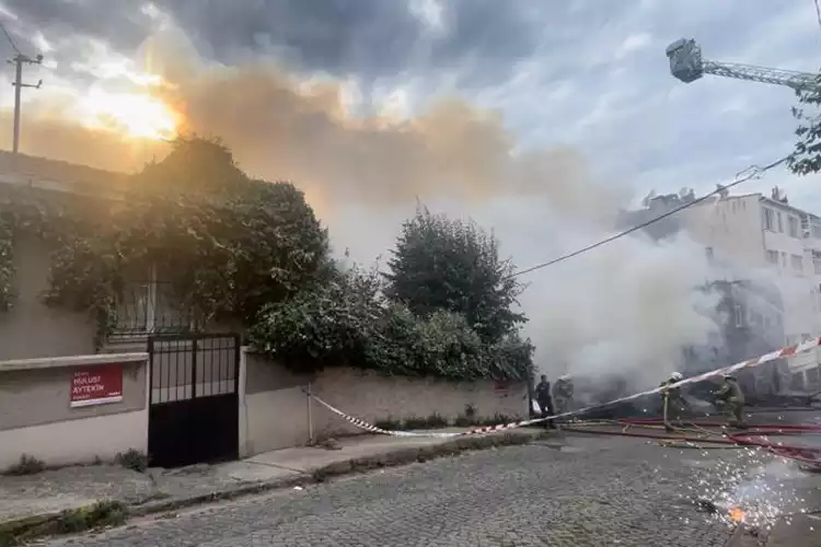 Beykoz Merkez mahallesinde yangın… Yaralılar var