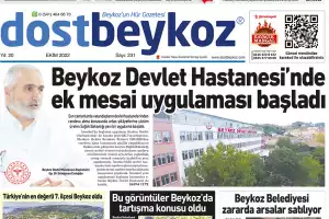 Dost Beykoz Gazetesi Ekim 2022... 231. Sayı