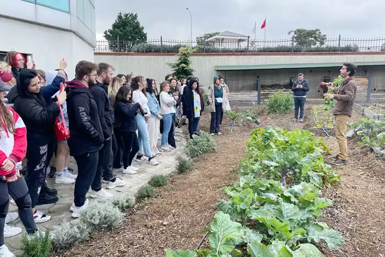 Avrupa gençliği tarımı Beykoz’da öğreniyor