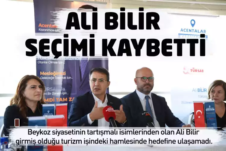 İYİ Partili Ali Bilir TÜRSAB seçimini kaybetti