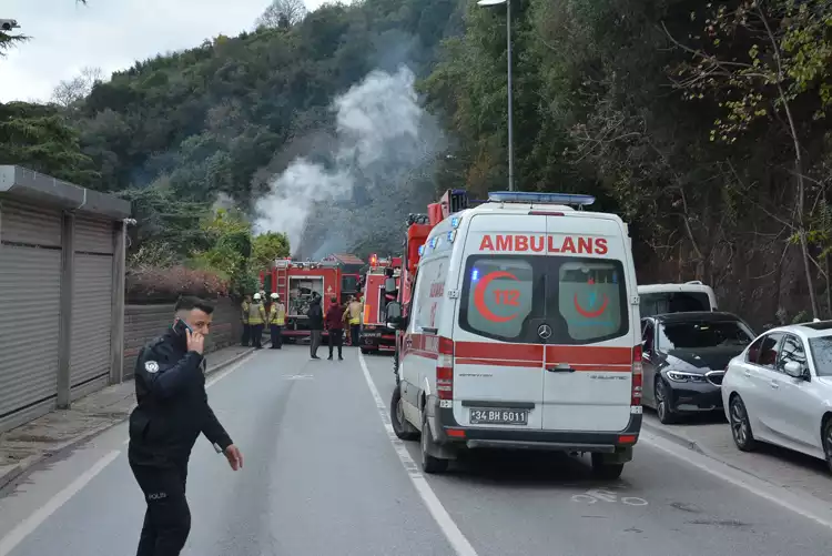 Beykoz Uskumru Restoran'da yangın çıktı