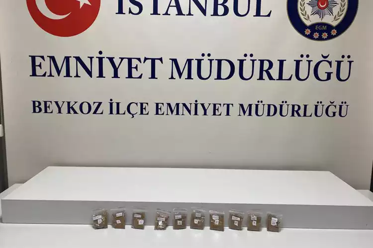 Beykoz Kavacık'ta yunus polisleri tesadüfen yakaladı