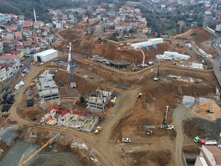 Beykoz'da depreme dayanıklı 776 konutun yapımı sürüyor