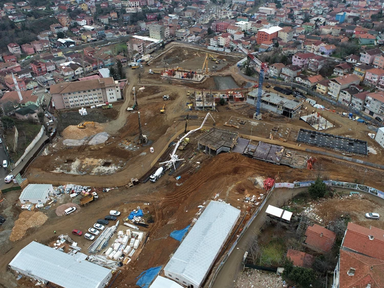 Beykoz'da depreme dayanıklı 776 konutun yapımı sürüyor