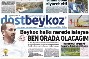 Dost Beykoz Gazetesi Temmuz 2023... 240. Sayı