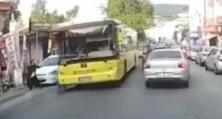 Beykoz'da İETT otobüsü küçük çocuğa çarptı