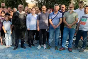 Beykoz Devlet Hastanesinde kınama eylemi