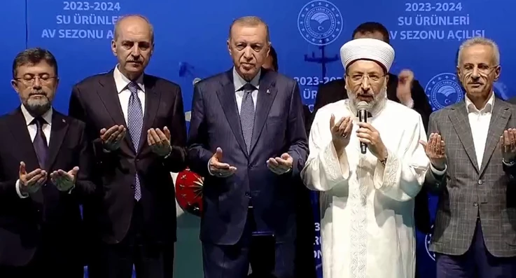 Cumhurbaşkanı Tayyip Erdoğan Beykoz'da vira Bismillah dedi