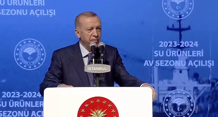 Cumhurbaşkanı Tayyip Erdoğan Beykoz'da vira Bismillah dedi