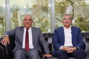DSP Genel Başkanı Murat Aydın'ı ziyaret etti