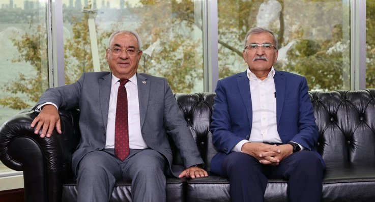 DSP Genel Başkanı Murat Aydın'ı ziyaret etti
