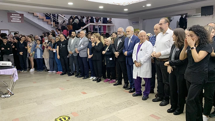 Beykoz Devlet Hastanesi personeli Ata’nın huzurunda  