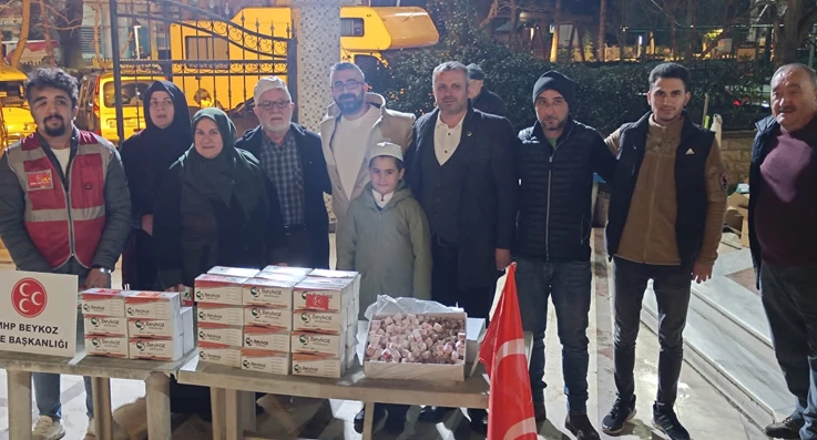 MHP Beykoz'dan vatandaşlara kandil simidi