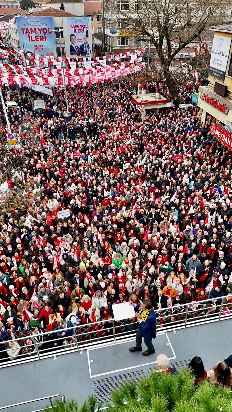 CHP’nin Beykoz mitingine 15 bin kişi katıldı