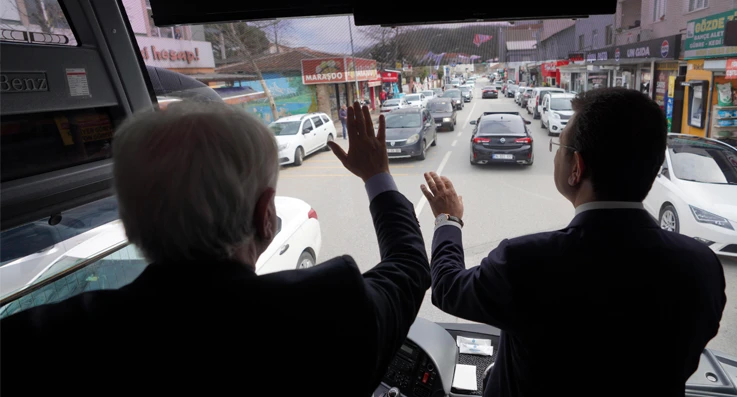 İmamoğlu Beykoz'da son seçim çalışmasını yaptı