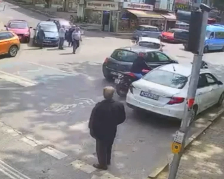 Beykoz'da motosiklet yaşlı kadına çarpıp kaçtı