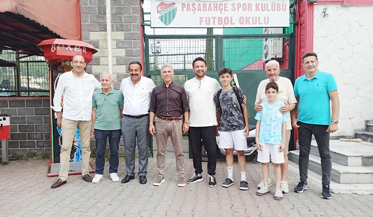 İASKF Başkanı Paşabahçe Spor Kulübü’nü ziyaret etti